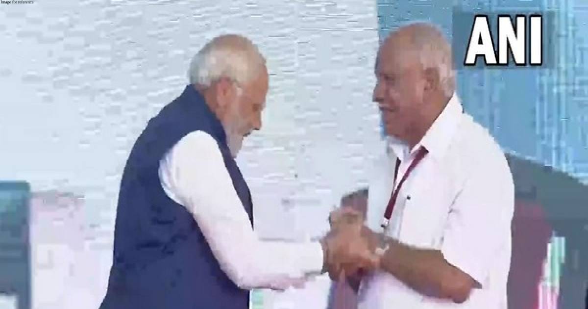 In special gesture to BSY, PM Modi asks audience to flip on mobile torches to greet him on 80th birthday